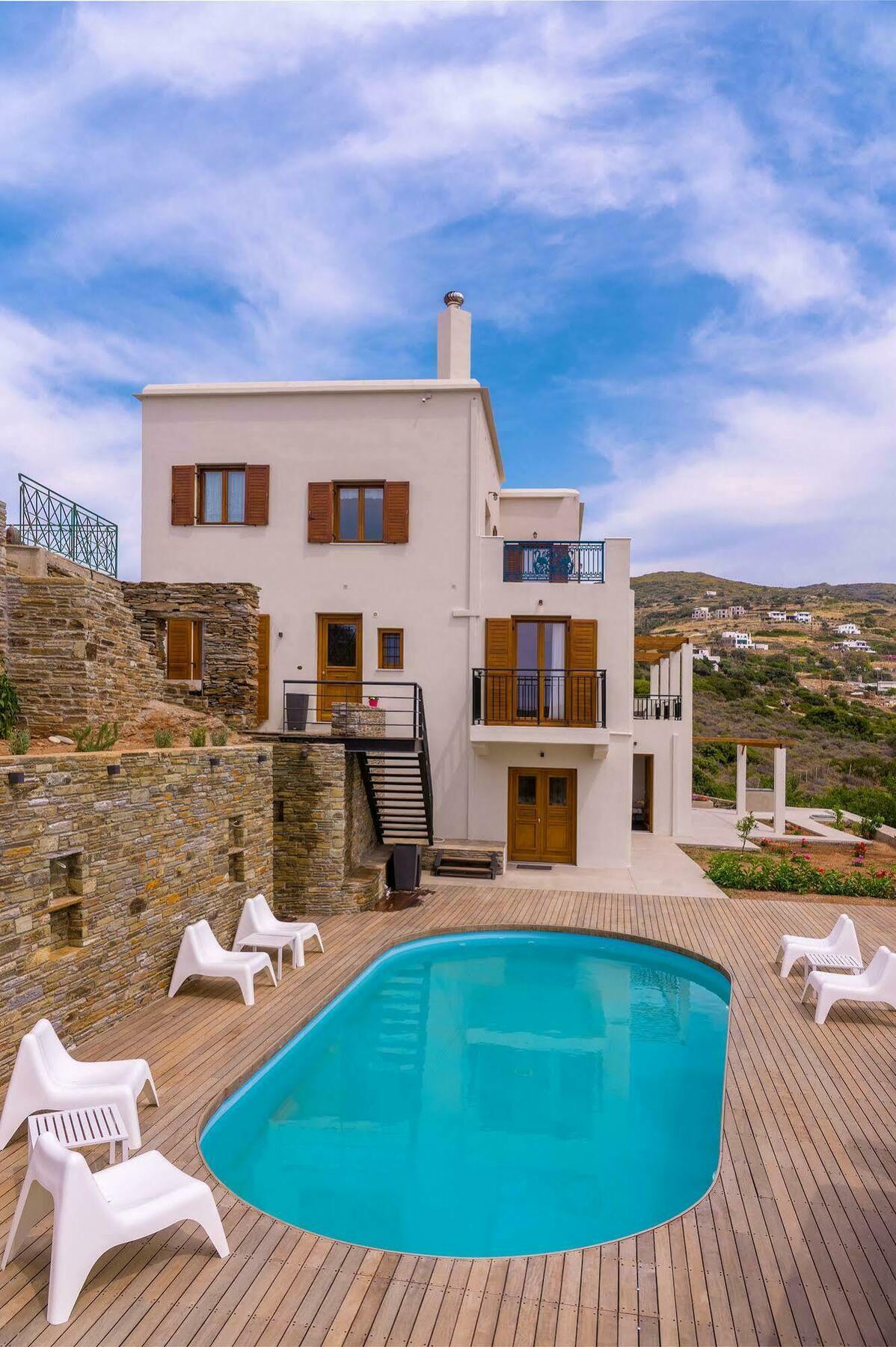 Belvedere Andros Bací Kültér fotó